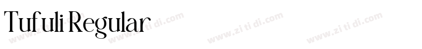 Tufuli Regular字体转换